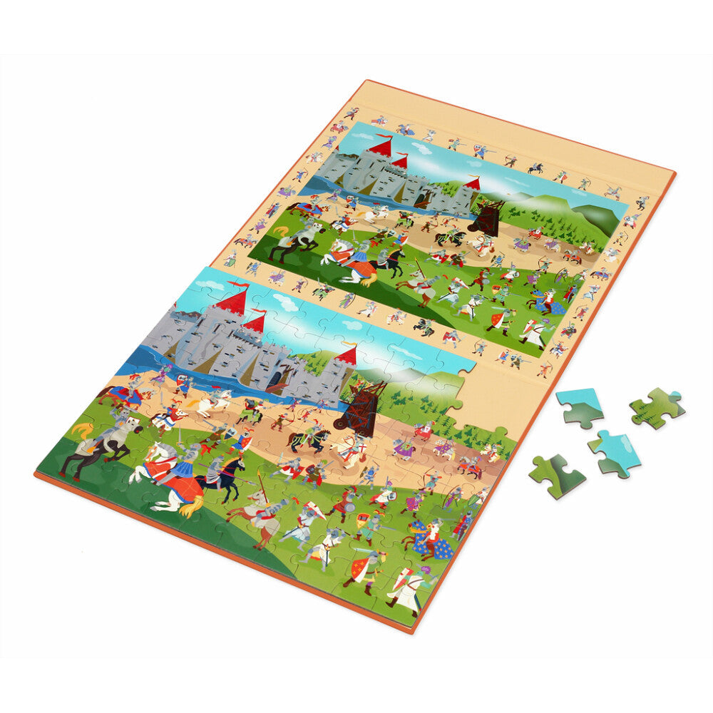 Buy Magnetic Discovery Puzzle KNIGHTS 80 pcs online at DAM Toys
