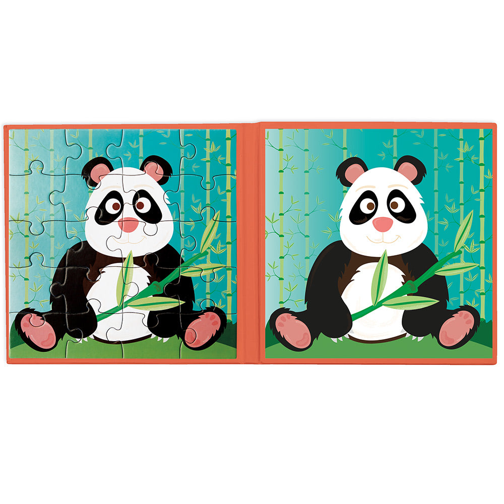 Scratch - Magnetic Puzzle Book To Go - Panda – Dam Toys B2C