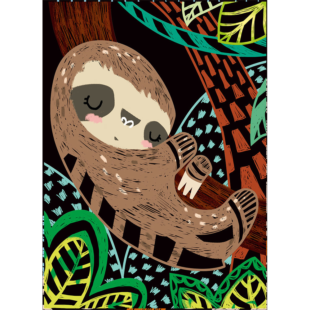 Avenir - Art Fuzzy Sticks - Sloths – Dam Toys B2C